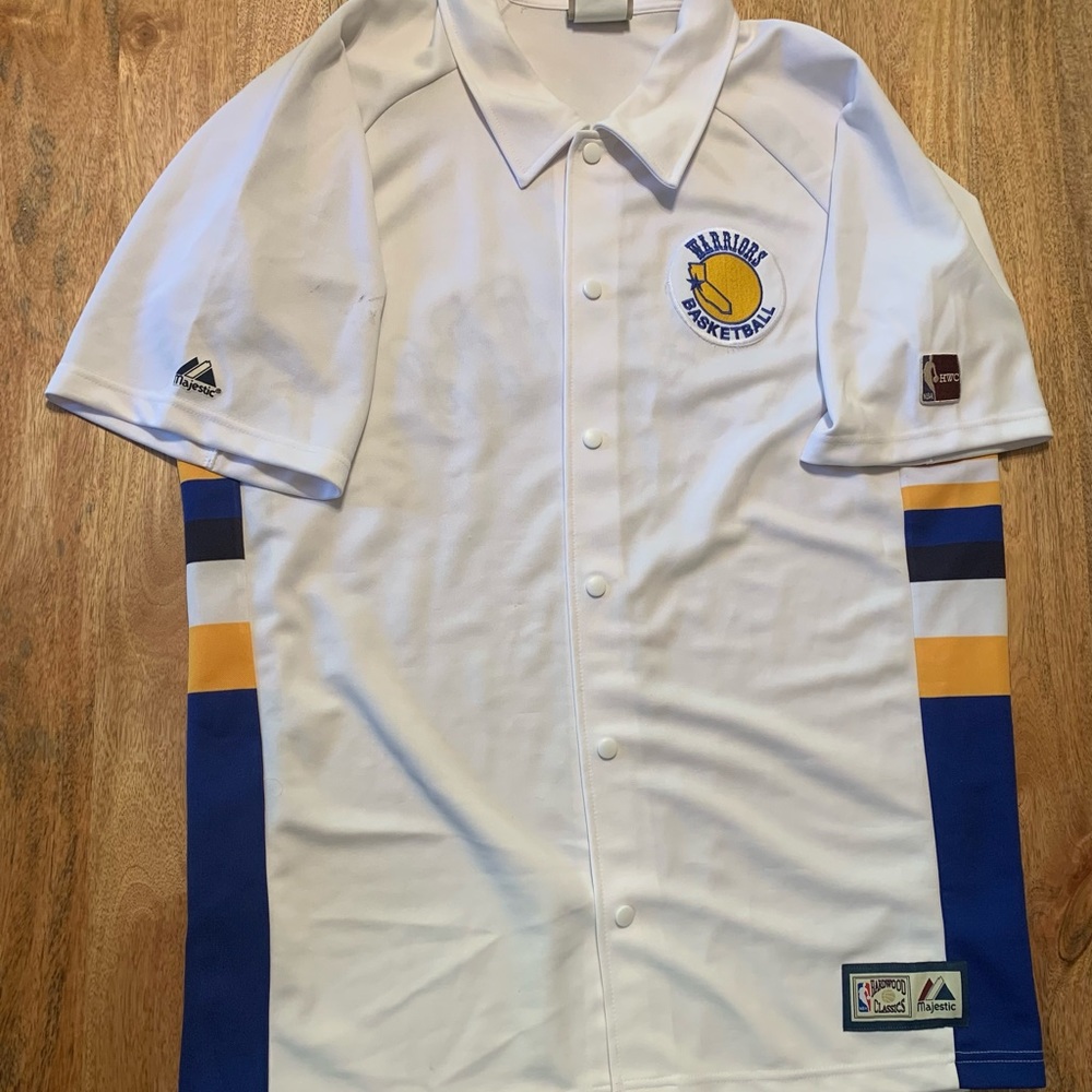 Golden state Warrior top and bottom Vintage
